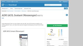 
                            5. AIM (AOL Instant Messenger) | heise Download