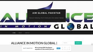 
                            13. AIM Global Pakistan | Network Marketing | MLM | ...