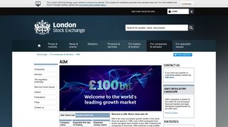 
                            4. AIM - London Stock Exchange