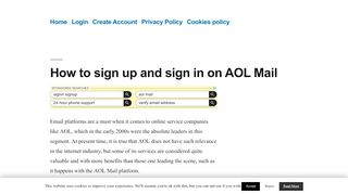 
                            4. Aim Mail: Create Aol Mail Account - Aol EMail Login