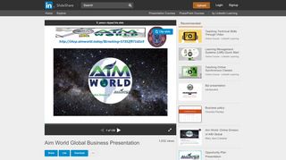 
                            7. Aim World Global Business Presentation - SlideShare