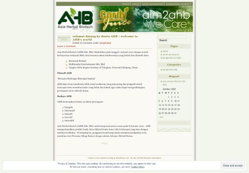 
                            11. aim2AHB | Asia Herbal Biotech Sdn. Bhd.