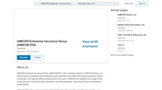 
                            13. AIMCOR Enterprise Insurance Group (AIMCOR EIG) | LinkedIn