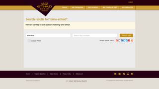 
                            1. Aims Etihad - Etihad Airways Jobs