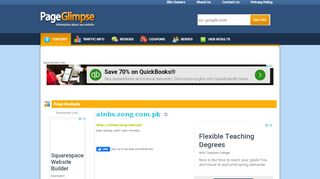 
                            9. ainbs.zong.com.pk - PageGlimpse