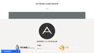 
                            8. AIo MONEY GAME Redeem - Home