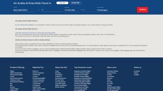 
                            11. Air Arabia Airlines Web Check In - MakeMyTrip