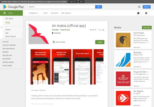 
                            10. Air Arabia (official app) - Apps on Google Play