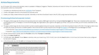 
                            12. Air Asia Requirements - Support - Travelport