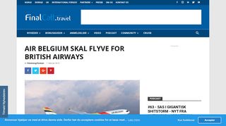 
                            6. Air Belgium skal flyve for British Airways - FinalCall.travel Danmark