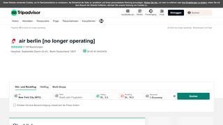 
                            12. air berlin [no longer operating] - Bewertungen und Flüge - TripAdvisor