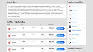 
                            8. Air China, Air China Flight Booking, Upto Rs 20000 OFF - MakeMyTrip