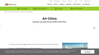 
                            12. Air China - Meilen sammeln und verwenden | TAP Air Portugal