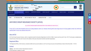
                            4. Air Force Group Insurance Society (AFGIS) | Indian Air Force ...