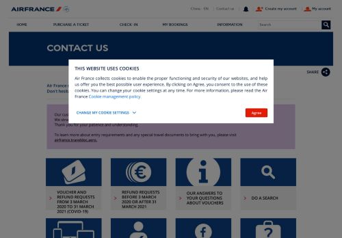 
                            5. Air France - Contact Us - Official website