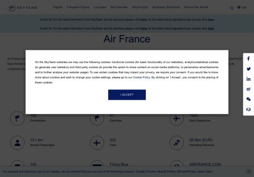 
                            12. Air France | Flying Blue | SkyTeam