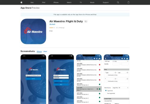 
                            5. Air Maestro: Flight & Duty on the App Store - iTunes - Apple