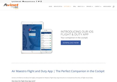 
                            3. Air Maestro iOS Flight Duty App - Your Companion in the Cockpit