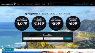 
                            10. Air New Zealand – United States Official Site