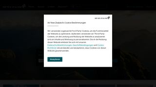 
                            3. Air New Zealand - Website Deutschland