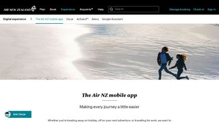 
                            1. Air NZ Mobile App - Making Every Journey a Little Easier