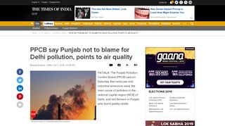 
                            8. Air Pollution: PPCB say Punjab not to blame for Delhi pollution, points ...