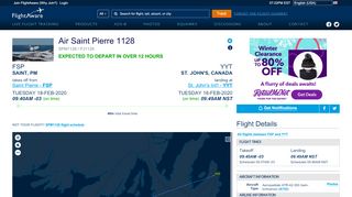 
                            13. Air Saint Pierre (PJ) #1128 FlightAware