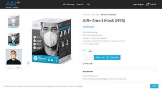 
                            8. AIR+ Smart Mask (N95)