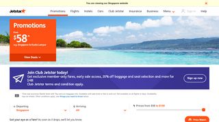 
                            5. Air Ticket and Airline Promotion | Jetstar