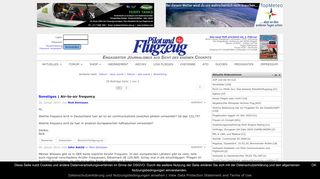 
                            1. Air-to-air frequncy - Pilot und Flugzeug Forum
