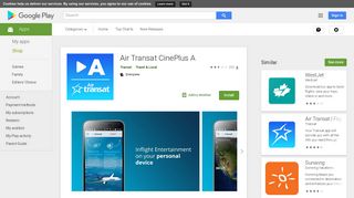 
                            9. Air Transat CinePlus A – Apps bei Google Play