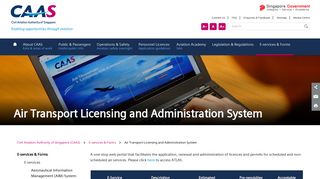 
                            6. Air Transport Licensing and Administration System