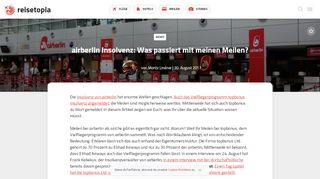 
                            11. airberlin Insolvenz: Was passiert mit meinen Meilen? - reisetopia