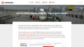 
                            12. airberlin Meilen können wieder für Flüge eingelöst werden - reisetopia