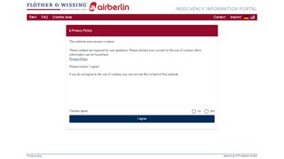 
                            2. airberlin Verfahrensinformationsportal - airberlin-inso.de
