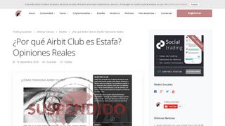 
                            10. Airbit Club es ESTAFA! ▷ Ver Opiniones 2018 REALES ↓ 3 Pruebas