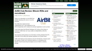 
                            11. AirBit Club Review: Bitcoin ROIs and recruitment - ...