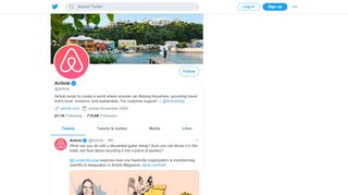 
                            11. Airbnb (@Airbnb) | Twitter