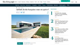 
                            8. Airbnb: do the bargains come at a price? - Telegraph