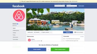 
                            5. Airbnb - Inicio | Facebook