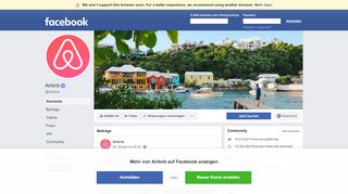 
                            4. Airbnb - Startseite | Facebook