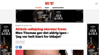 
                            6. Airbnb-udlejning stormer frem: Men Thomas gør det aldrig igen - 'jeg ...