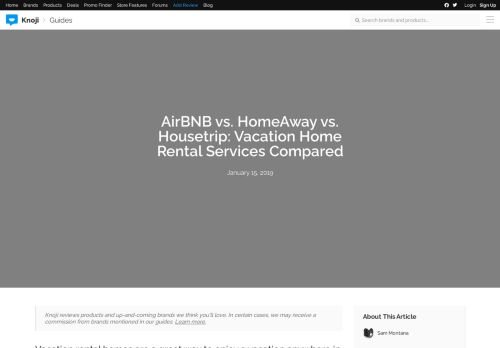 
                            9. AirBNB vs. HomeAway vs. Housetrip: Vacation Home Rental Services ...