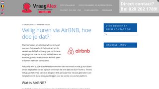 
                            6. AirBNB.com: Veilig huren via AirBNB, hoe doe je dat? - VraagAlex.nl