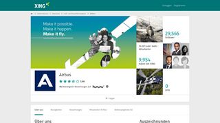 
                            11. Airbus als Arbeitgeber | XING Unternehmen