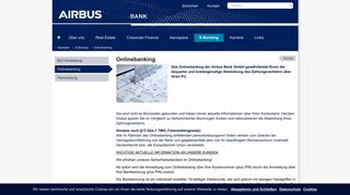 
                            13. Airbus Bank GmbH - Onlinebanking