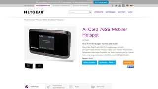 
                            7. AirCard 762S Mobiler Hotspot AC762S - Netgear