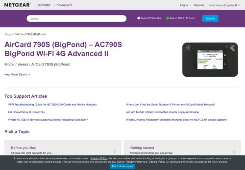 
                            10. AirCard 790S (BigPond) | Product | Support | NETGEAR