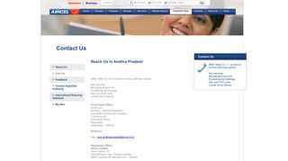 
                            11. Aircel Andhra Pradesh Customer Care - Contact Us