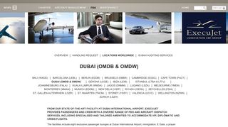 
                            5. Aircraft FBO ground handling services in Dubai | Middle East - ExecuJet